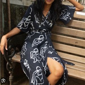 Osei Duro Lilith Silk Tulip Dress